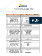 Lista Alunos - Alto Do Turu