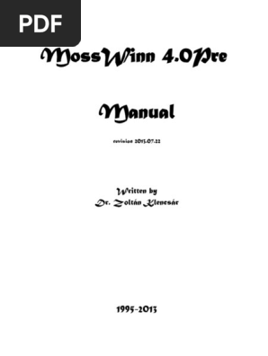 Moss Winn | PDF | Computer File | Personal Computers