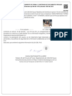 Diligencia de Reconocimiento de Firma Y Contenido de Documento Privado Artículo 68 Decreto-Ley 960 de 1970 y Decreto 1069 de 2015