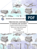 Proceso de Auditoria en Un Sistema de Gestión