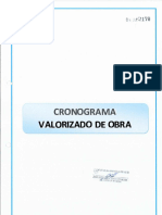 Cronograma Valorizado de Obra: I ,,/:I J:Fií