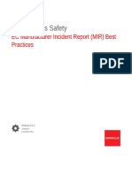 Ec Manufacturer Incident Report Mir Best Practices
