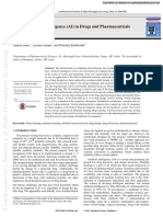 Artificial Intelligence (AI) in Drugs and Pharmaceuticals: Adarsh Sahu, Jyotika Mishra and Namrata Kushwaha