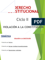 Sesión 013 Violación y Protección de La Constitución