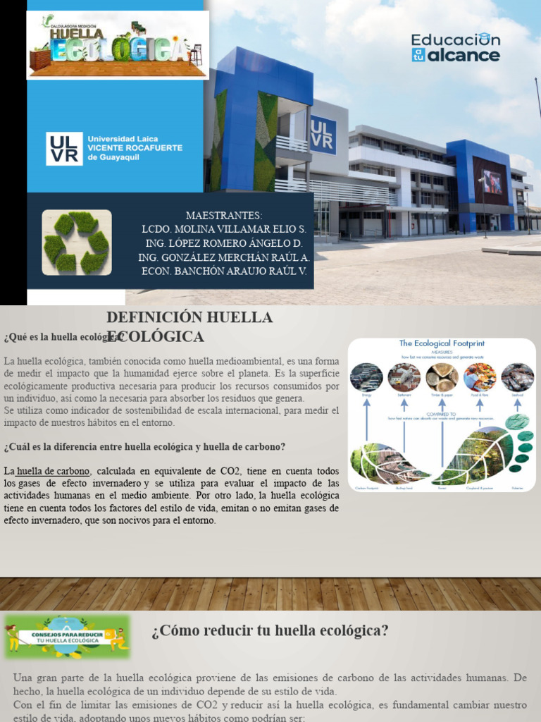 Huella Ecologica | PDF | Residuos | Entorno natural