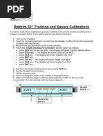 Digitrim62 Step by Step Calibration