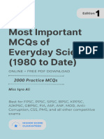 Most Important MCQs of Everyday Science (1980 To Date) - Answer - 10