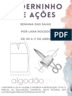 Semana Das Saias - Caderninho de Ações