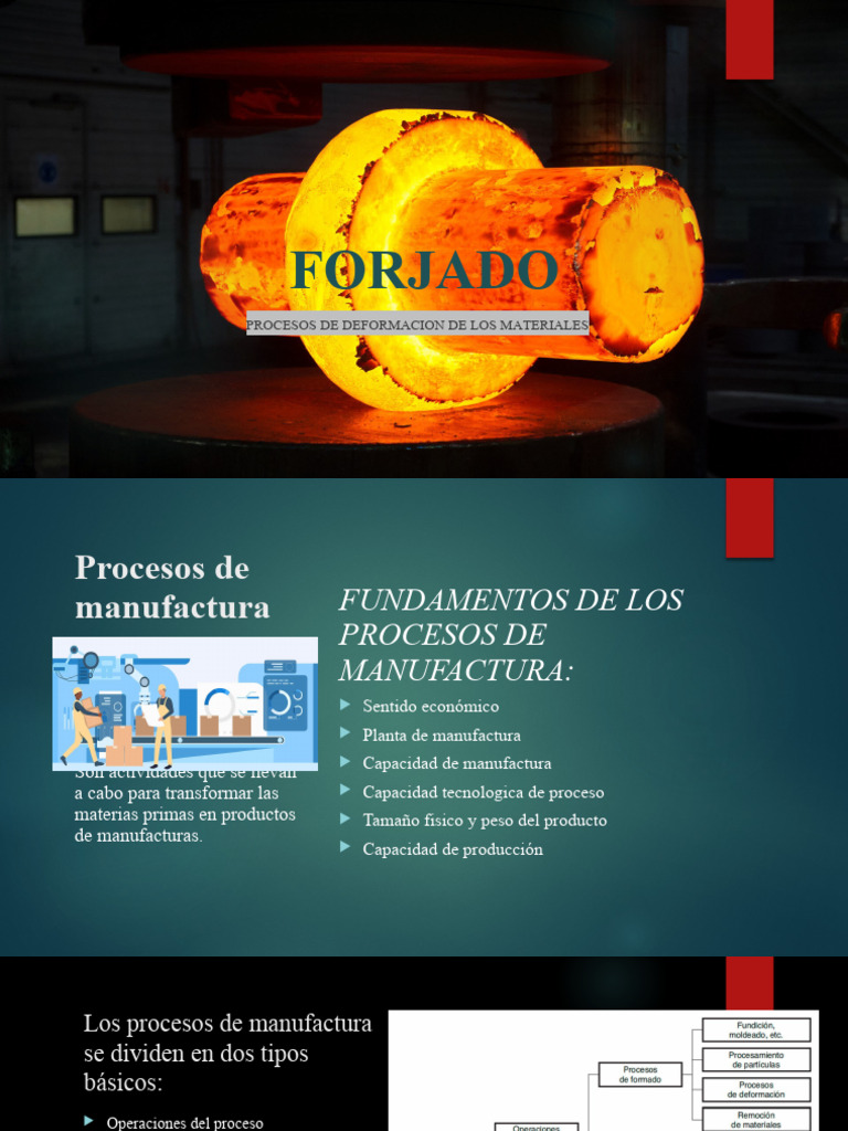 Presentación Forjado 1 | PDF | Forjar | Deformación (ingeniería)