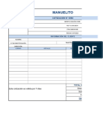Formato de Cotizacion Excel Herramientalibre