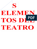 Los Elementos Del Teatro