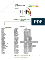 Groupe 1 Fiscalite