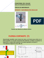 Esfuerzo Cortante y Def. Angular