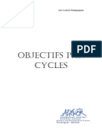 Objectifs Par Cycles - Bérangère Brégeat DE2 Cor