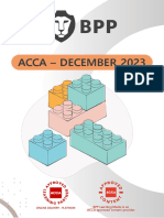 ACCA - December 2023 Dates and Fees