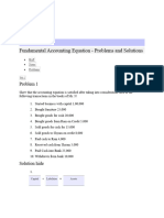 Fundamental Accounting Equation