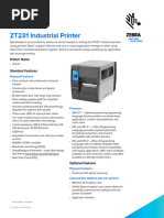 Catalogo Impressora Desktop ZT231