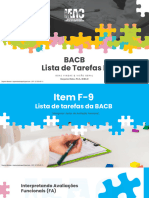 Lista de Tarefas F-9 - Ben