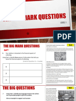 The Big Mark Questions - Level 1