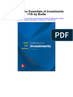 Test Bank For Essentials of Investments 11th by Bodie