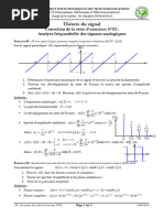 Examen corrigé de traitement du signal | PDF | Échantillonnage (signal ...