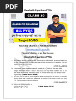 4.quadratic Equations PYQs PDF