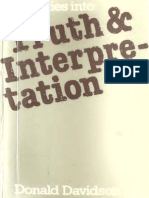 Donald Davidson - Inquiries Into Truth and Interpretation - Oxford University Press, USA (1984)
