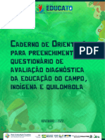 CADERNO de ORIENTAÇÕES - Educação Do Campo, Indígena e Quilombola