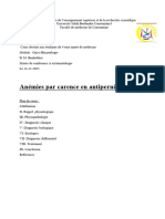 3.anémies Par Carence en Antipernitieux