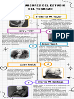 Infografía Cronología Línea de Tiempo Doodle A Mano Colorido Blanco