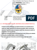 Instrumentos de Metrología Dimensional