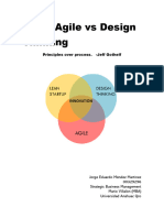 Lean Vs Agile Vs Design Thinking