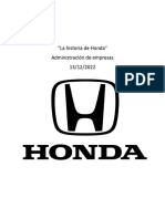 La Historia de Honda