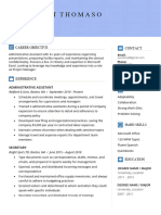 Stylish Resume Template Blue