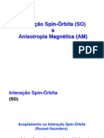 Aula 6 - Anisotropia Magnética e Interação o Spin-Órbita