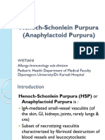 Henoch-Schonlein Purpura