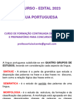 A. Língua Portuguesa