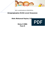 SOPIAN - Salinan 2. TP 1.2 Bab 2 Mengungkapkan Kritik Lewat Senyuman