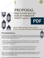 Konsep Proposal Maulid Nabi Muhammad SAW 1445 H Ok