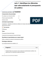 Examen - (AAB02) Cuestionario 1 - Identifique Las Diferentes Utilidades de Manejar Adecuadamente El Presupuesto de La Administración Pública