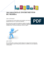 Metrologia e Instrumentos de Medida