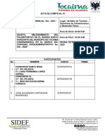 Comité de Obra 164-2021