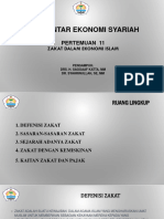 Pert. 11 Zakat Dalam Ekonomi Islam