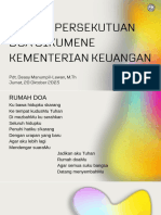 Ibadah Pdo Kemenkeu 20 Oktober 2023