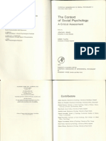 1tajfel Israel Critical Assessment Social Psychology 1971