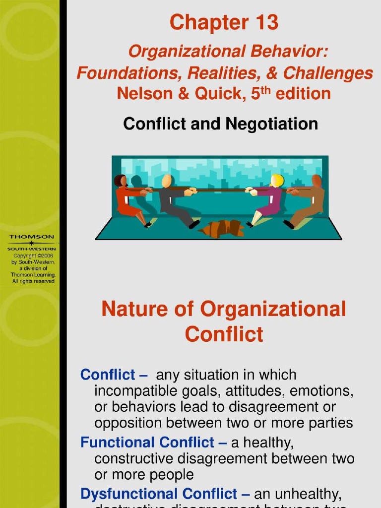 Conflict And Negotiation Pdf : A Case Study of Conflict Management and ...