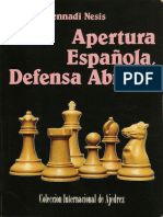 Apertura Española, Defensa Abierta - Gennady Nesis