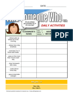 Findsomeone Daily Activities 20211026