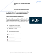 A Digital Twin Reference Architecture For Pharmaceutical Cannabis Production