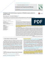 Ecological and Evolutionary Responses of Mediterranean Plants To Global Change